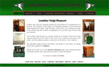 Tablet Screenshot of lowthervoigtmuseum.org.uk